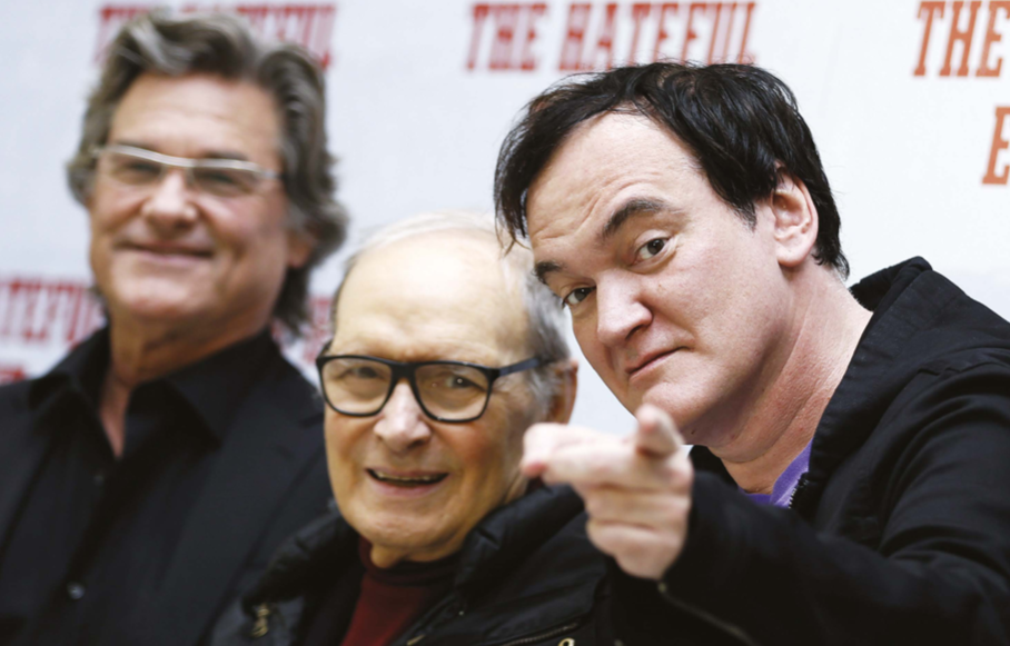 Foto 6 Kurt Russell Ennio Morricone e Quentin Tarantino a Roma 2016